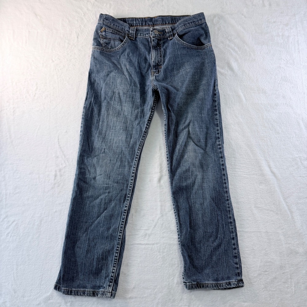 Wrangler Jeans Husky Fit Blue Denim Five‎ Pocket Classic Boys Size 14 Husky